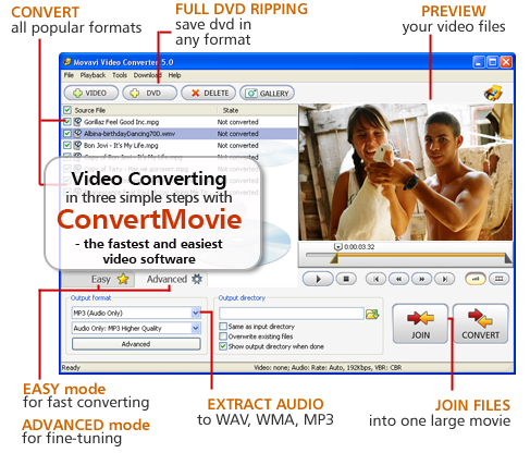 Screenshot of ConvertMovie-Personal Pro