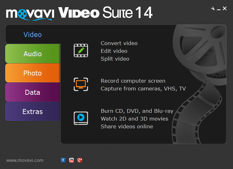 Movavi Video Suite screenshot