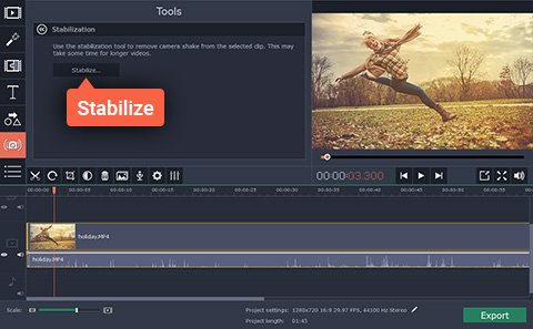 explain difference warp stabilization option adobe premiere pro cc