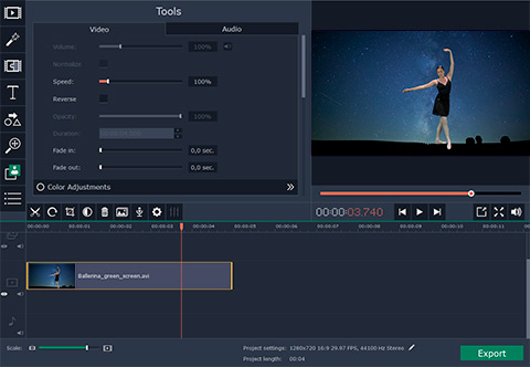 green screen video editing software