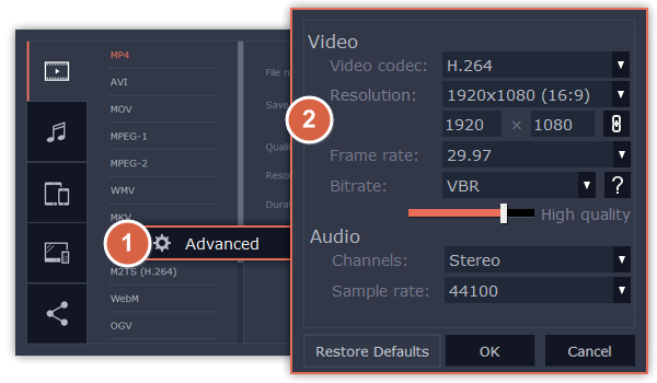 More Quality Settings/Visual Settings