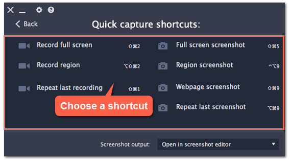 mac snapshot shortcut