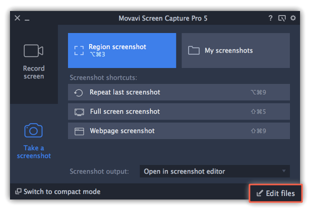 desktop screenshot editor