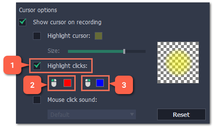 screen recorder with mouse click effect