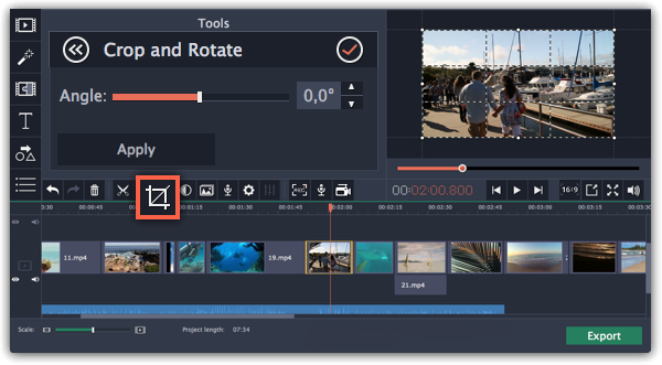 how to crop a video on mac