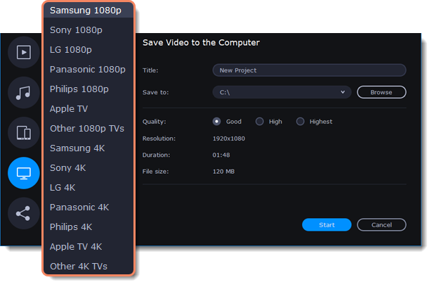 tv exporter