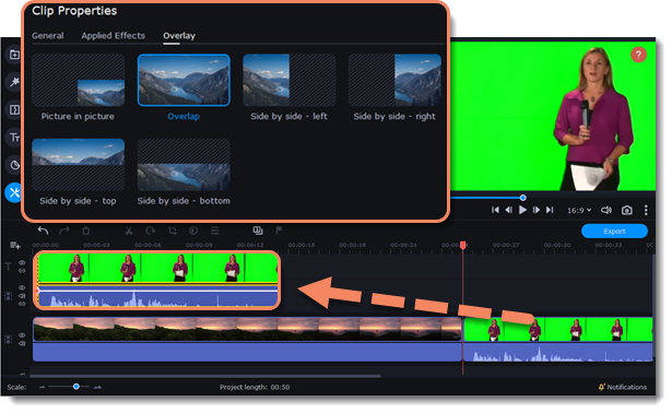 Chroma Key - Make Chroma Key Videos Online 