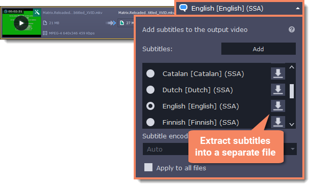 extract subtitles from youtube video online