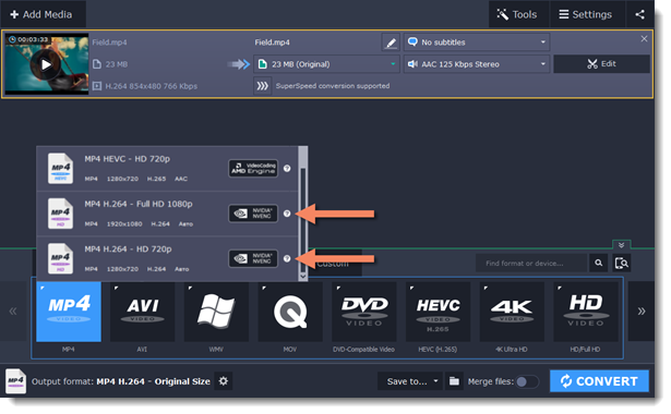 nvidia enable hardware acceleration